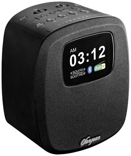 Sangean DCR-83 Tischradio DAB+, UKW AUX, Bluetooth, USB Akku-Ladefunktion, Weckfunktion Schwarz
