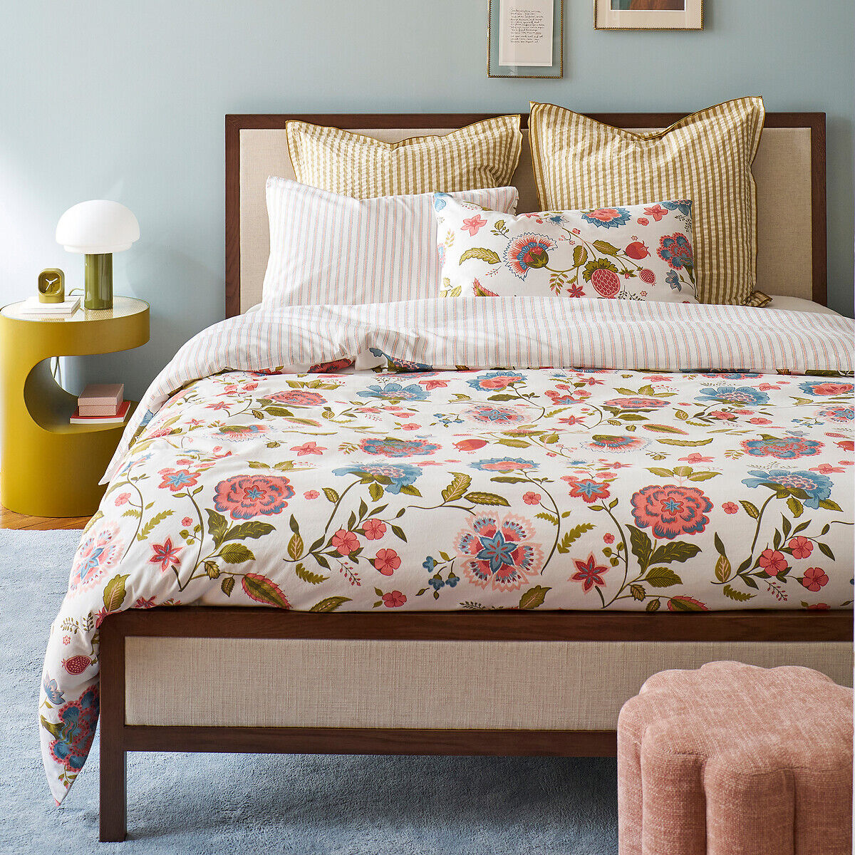 LA REDOUTE INTERIEURS Housse de couette en coton lavé, Shirley
