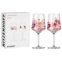 RITZENHOFF Sommersonett Aperitifglas-Set #7 #8 Von Doro Von Rüden Und Sonja Eikler - rosa|grün
