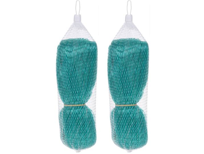 2er-Set Gartennetz, grün, engmaschig, 2 x 5 m