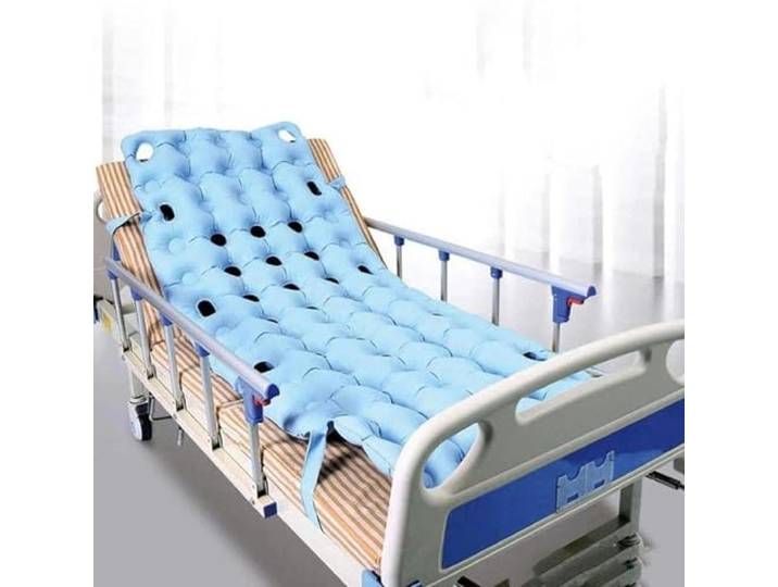 GEDRACKPMYN Anti-Dekubitus-Matratze, Wechseldruckmatratze gegen Wundliegen und Geschwüre mit Pumpe, behinderte und bettlägerige Patienten beugen Dekubitus vor,Manual air Pump