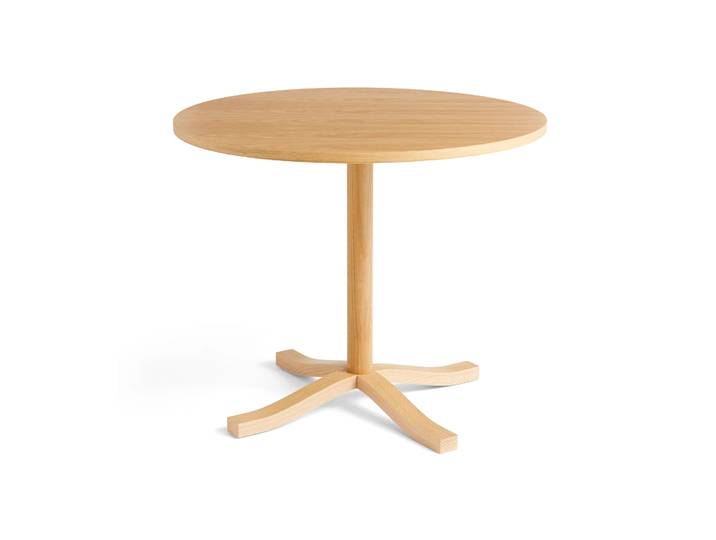 HAY Table à manger Pastis Table Ø90 Lacquered oak