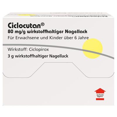 Ciclocutan 80 mg/g wirkstoffhaltiger Nagellack 6 g Wirkstoffhaltiger
