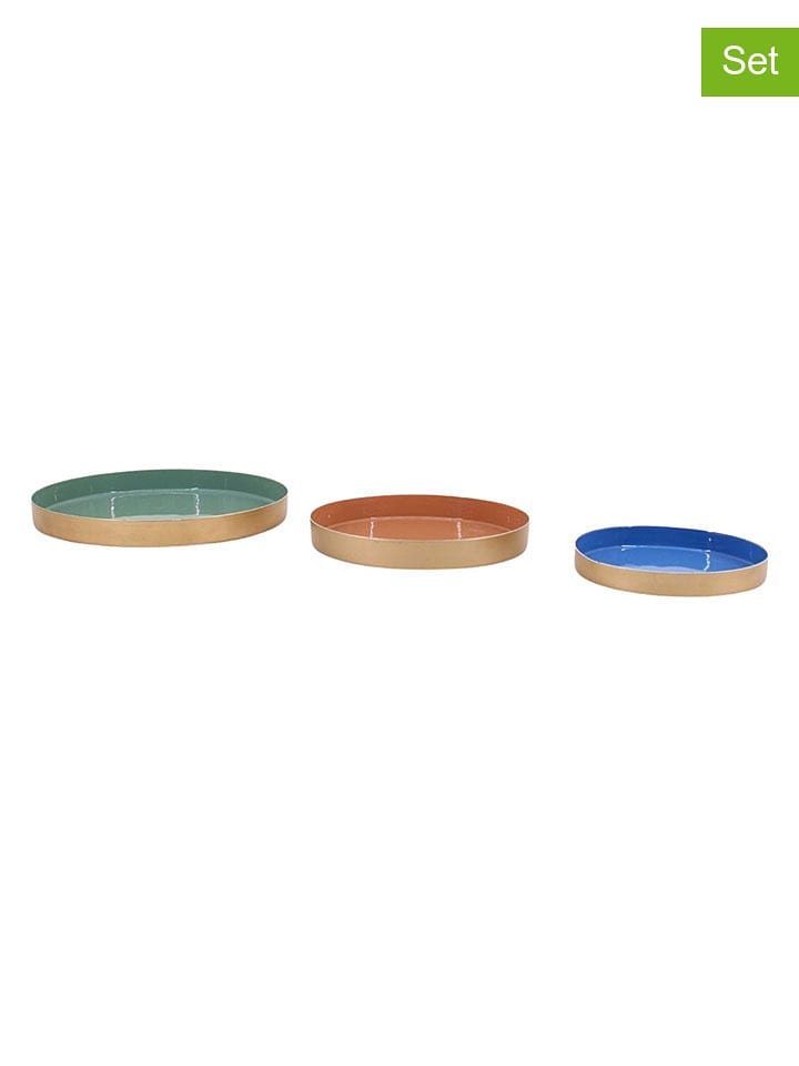 Ornami 3er-Set: Tabletts in Bunt - onesize