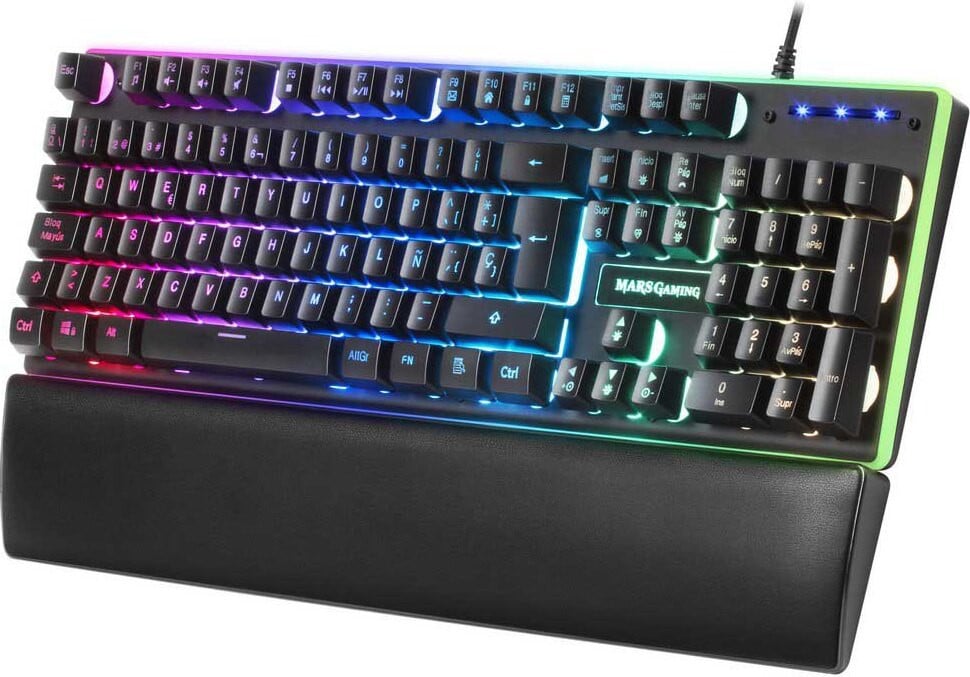 Mars Gaming MK320ES RGB Gaming toetsenbord, zwart, USB
