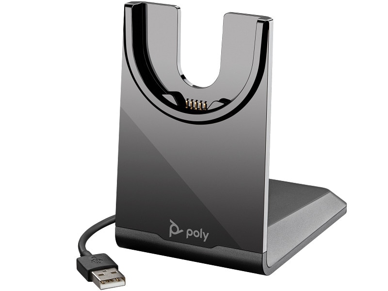 Poly Ladeschale für Voyager Focus 2 und Voyager 4300 Headsets; USB-A