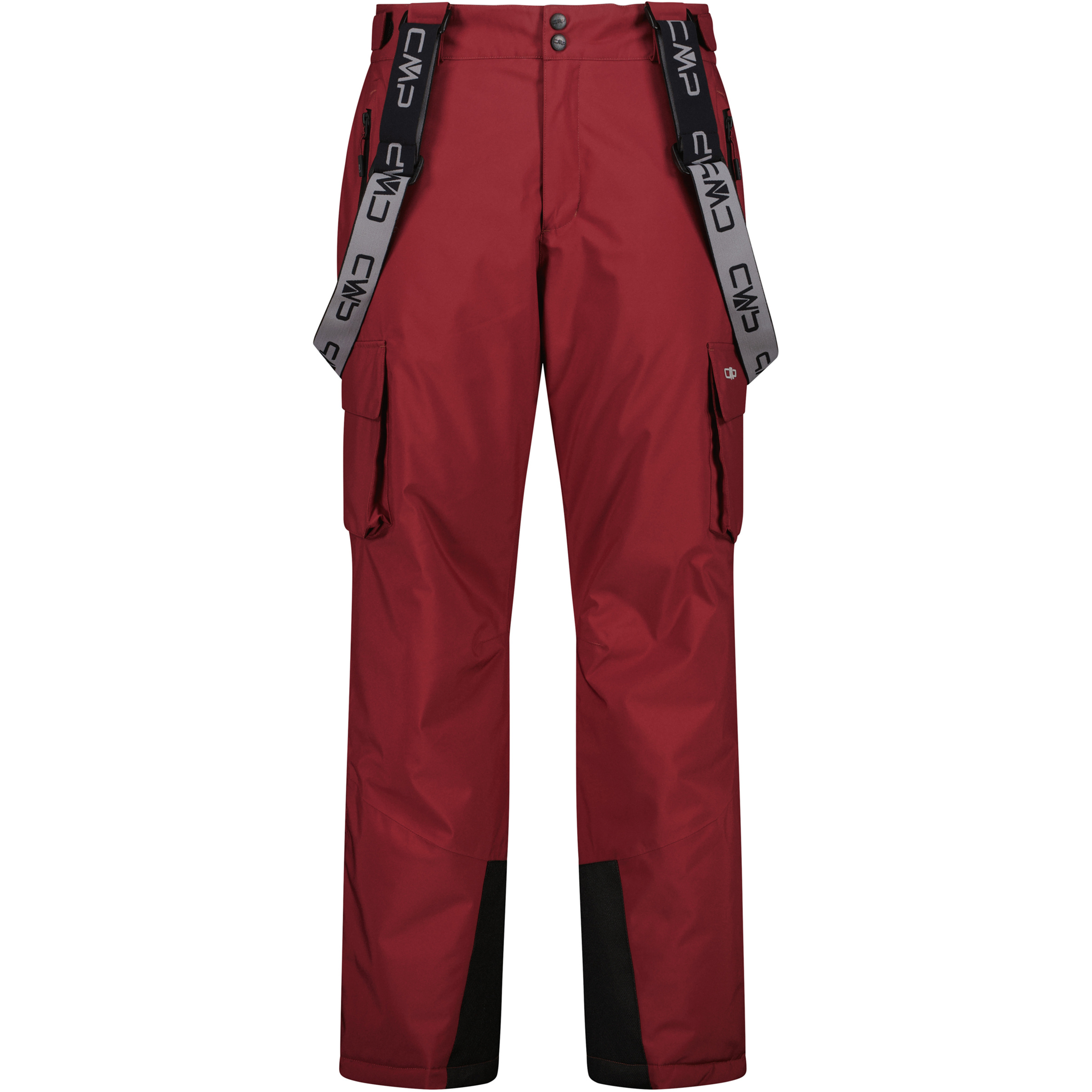 CMP Salopette Cargo Hose Herren Isolationshose rot Größe XXL Trekking Wasserabweisend