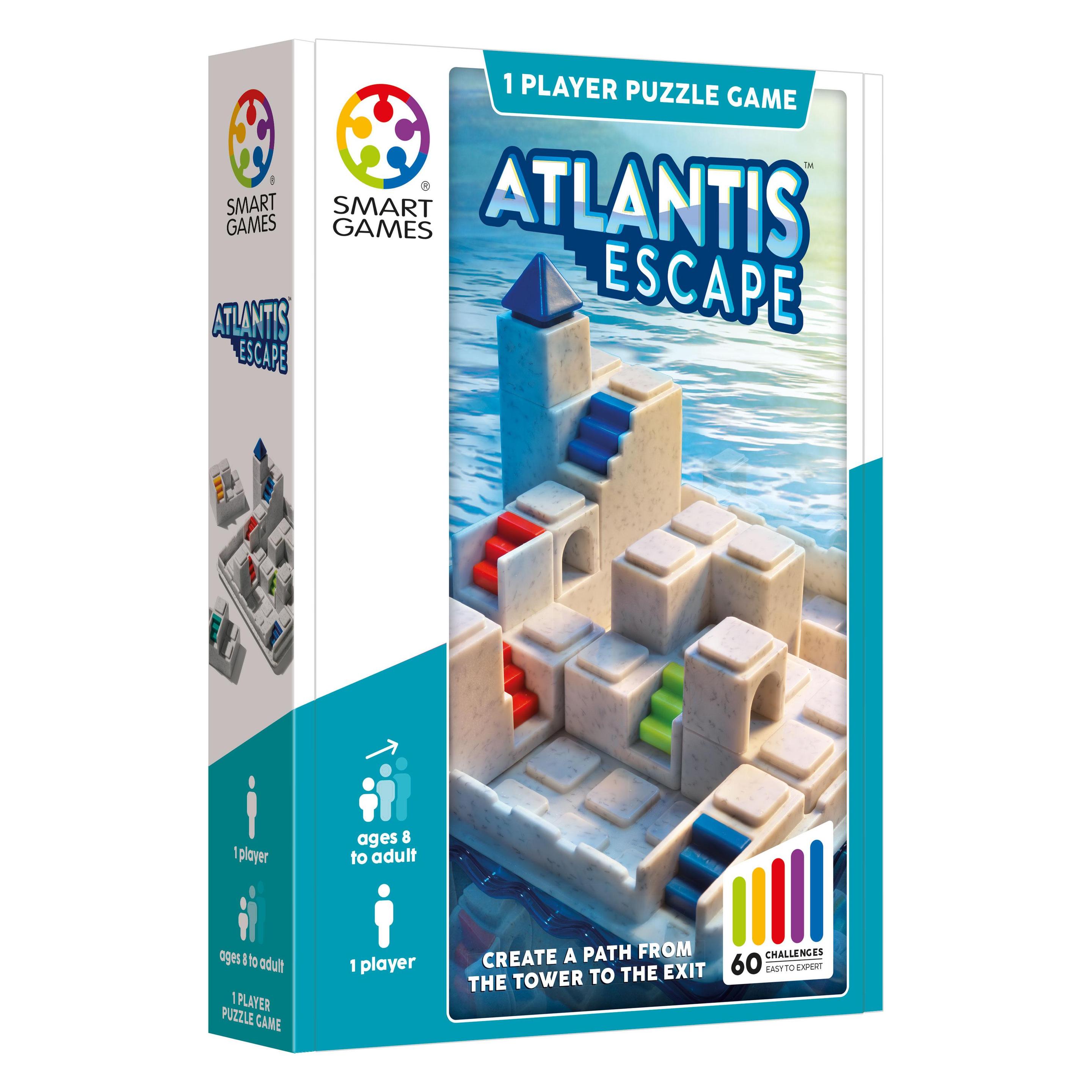 Smart Games SG Atlantis Escape (Deutsch, Englisch, Französisch, Italienisch, Multilingual, 1 Spieler) (142205)