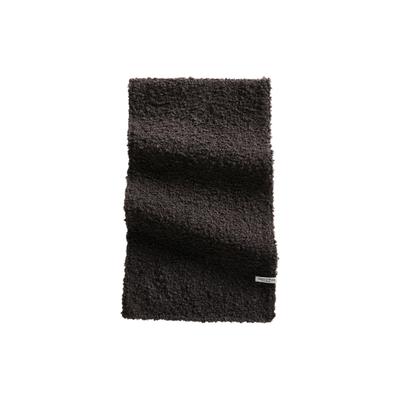 Schal MARC O'POLO "aus Bouclé-Garn", Damen, schwarz (stone braun melange), Obermaterial: 84% Schurwolle, 16% Polyester, unifarben, Modetücher Schal