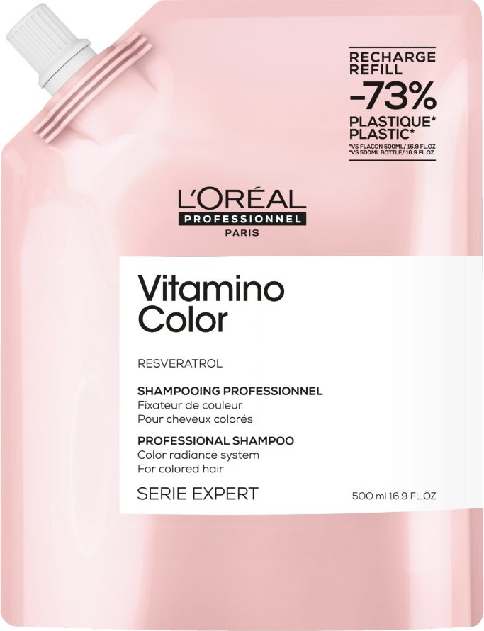 Loreal Vitamino Color Shampoo Refill 500 ml E42444