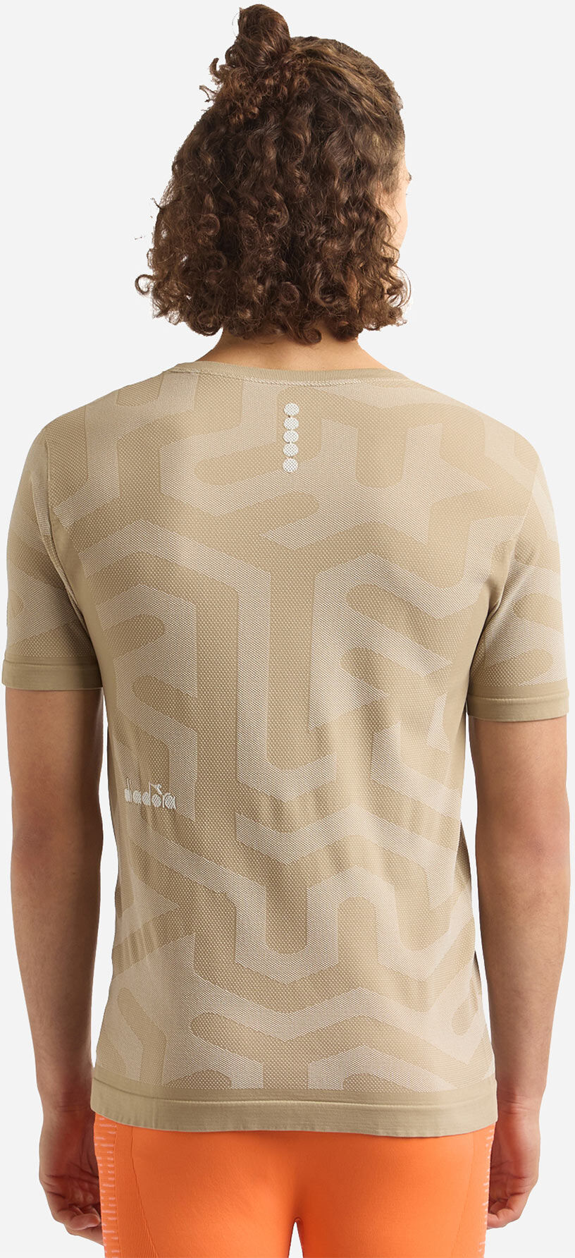 Diadora Stratouno Skin Friendly M - T-shirt Running - Uomo - Beige L-XL