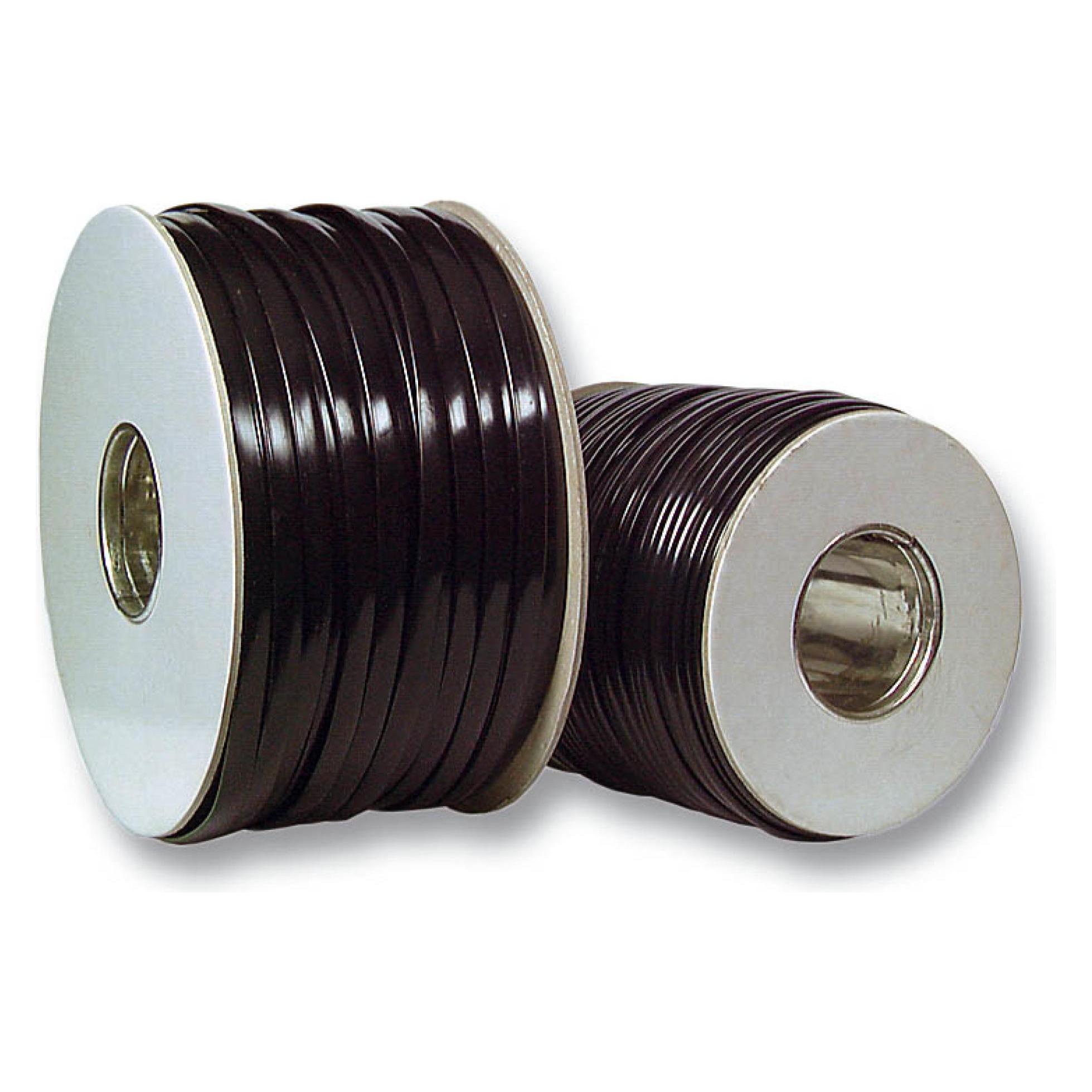 EFB Elektronik Modular-Flachbandkabel 6-adrig, schwarz, 100 Meter Ring (91.106.100)