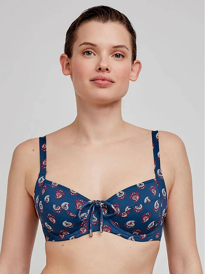gisela Bikini-Oberteil in Dunkelblau - 90C