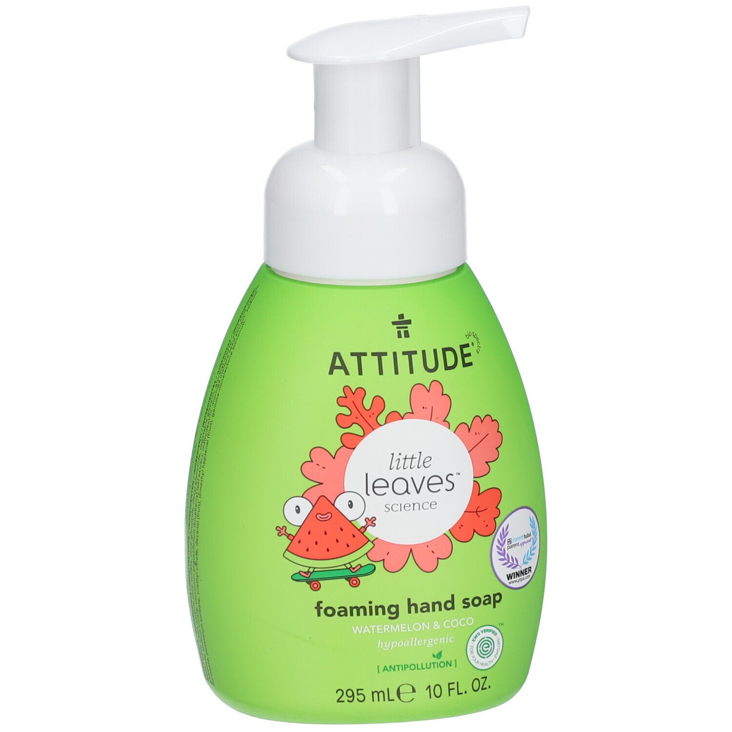 Attitude Little Leaves Schuimende Handzeep Watermeloen & Kokos 295 ml Seife