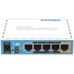 MikroTik RB951UI-2ND - hAP mit 650 MHz CPU, 64 MB RAM, 5x LAN, Access Point