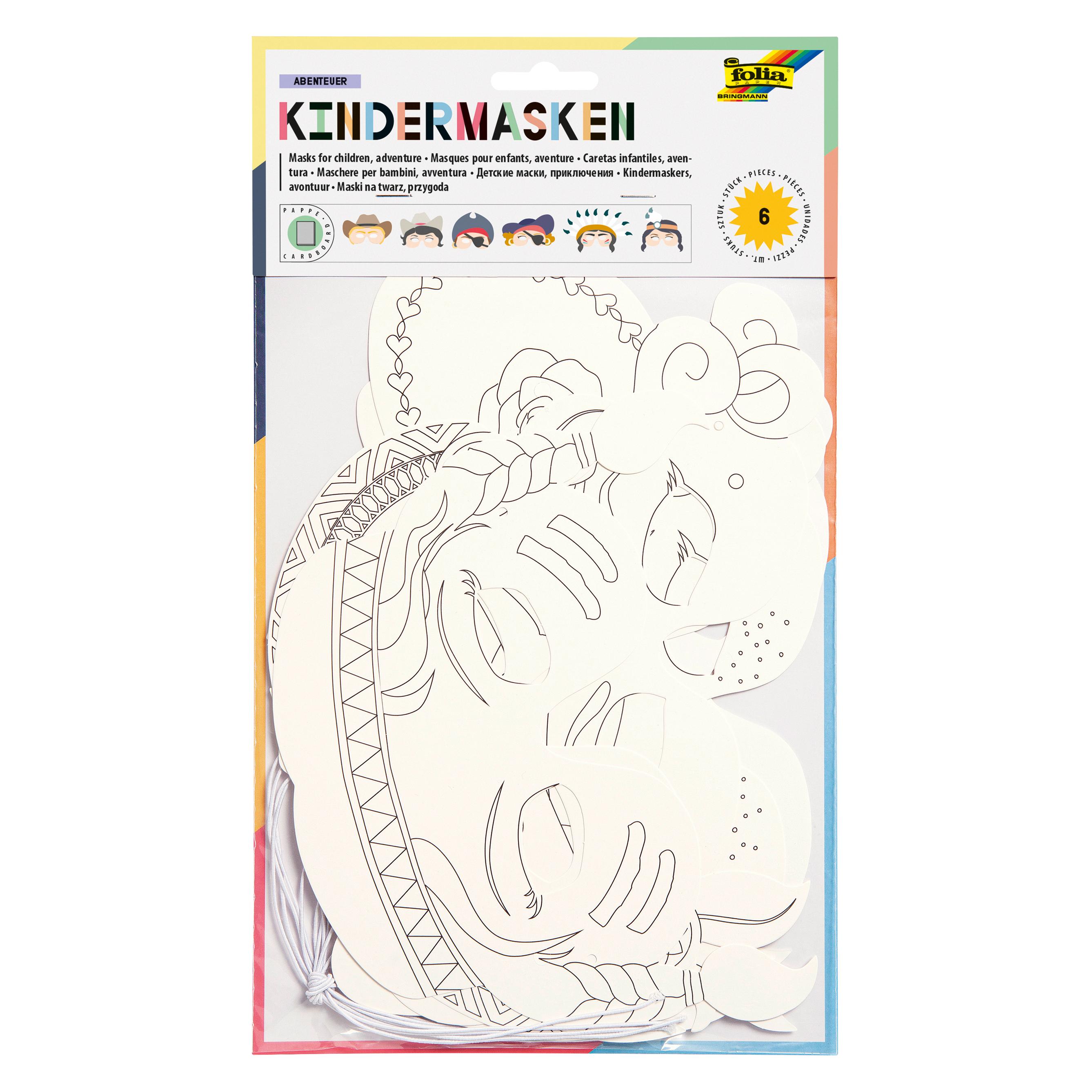 Folia Kindermasken Abenteuer (23219)