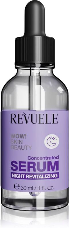 Revuele WOW! Skin Beauty Concentrated Serum Night Revitalizing anti-wrinkle night serum with moisturising effect 30 ml