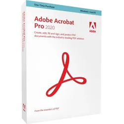 Adobe Acrobat Pro 2020 - Upgrade v. 2017