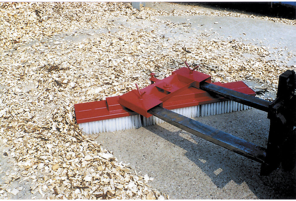 Gabelstapler-Kehrbesen, verstellbar, Breite 1500 mm eurokraft pro