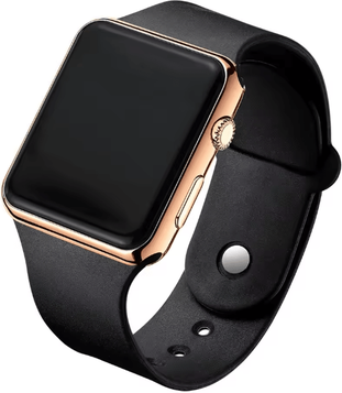 Inspire Essentials TimeFlex Digital LED Watch Sport Silicone Wristband Casual Watch rose
