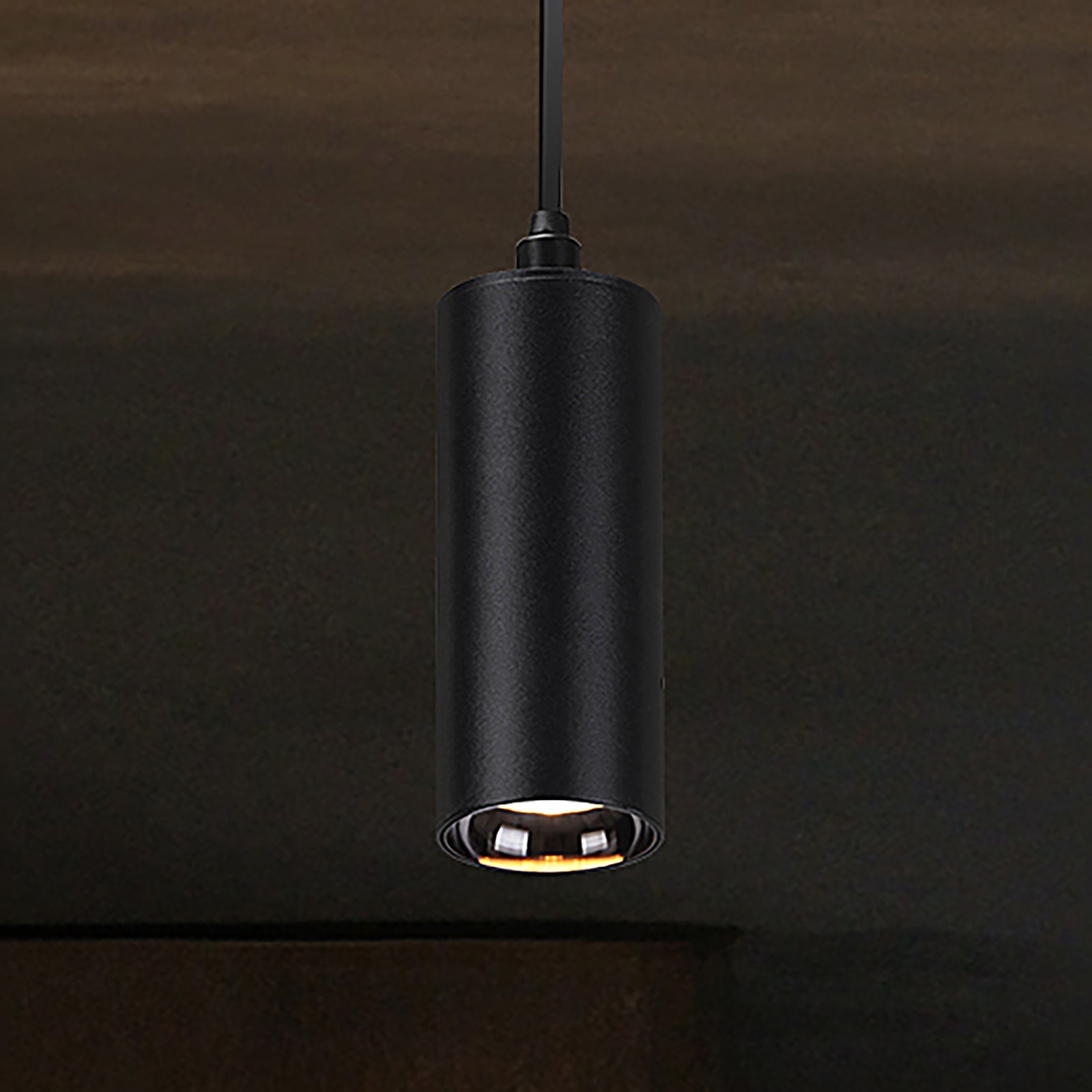 home24 LED-lichtbron Luxtrail type C zwart met reflector Ø 4 cm