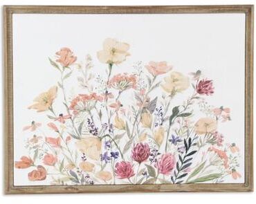 Cheungs Lyulia Multicolor Metal Countryside Themed Wall Flower Decor Panel