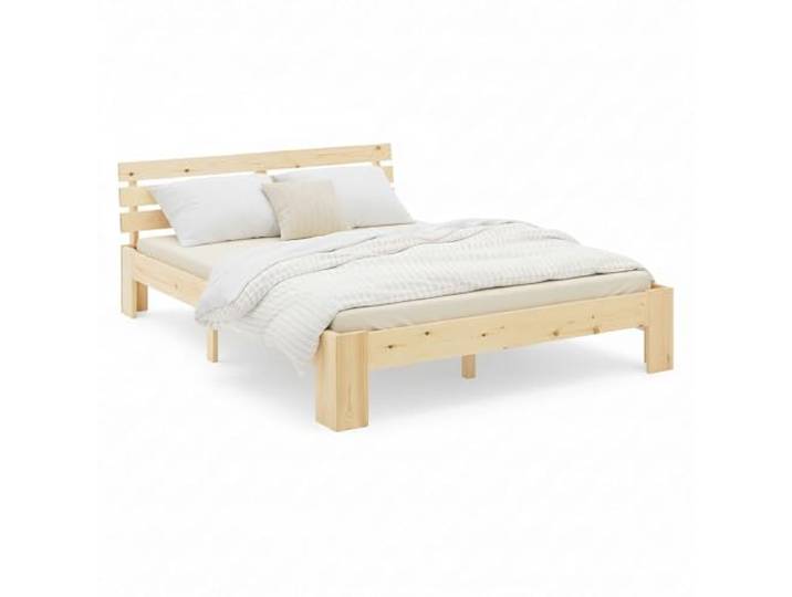 Homestyle4u Holzbett 120x200 Natur Doppelbett mit Lattenrost Kiefer Massivholz Bett Holz, Artikel 2192