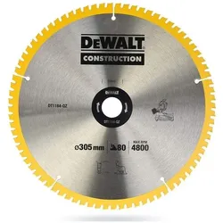 DeWalt, Sägeblatt, Bau KSB Stationaer 305x30x2.41 80WZ 7° DT1184