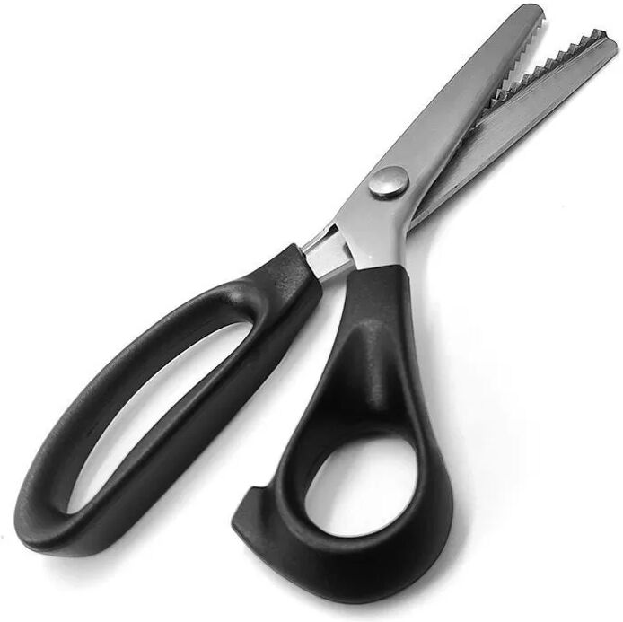 INF Professionelle Stoffschere mit Wellenschliff – Ideal für präzise Stoffarbeiten 5 mm