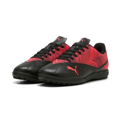 Fußballschuh PUMA "RAPID TT JR", Herren, Gr. 38, Textil, rot (puma schwarz, ultra rot), Synthetik, Schuhe Fußballschuh, für synthetische Hartplätze