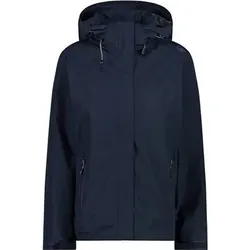 CMP Damen Blouson WOMAN JACKET ZIP HOOD WITH VENTILATION, Größe 40 in Blau Blau