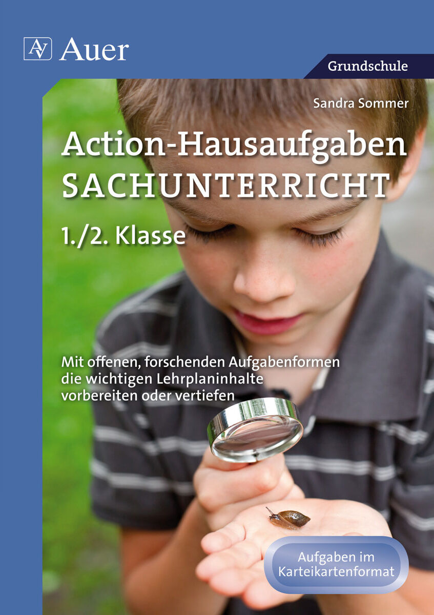 Auer Verlag Action-Hausaufgaben Sachunterricht 1+2