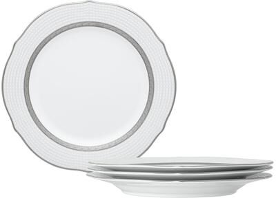 Noritake "Charlotta Set of 4 Scalloped Accent Plates, 9"""