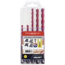 Alpen MultiCut 100905100 Hartmetall Mehrzweckbohrer-Set 5teilig 5 mm, 6 mm, 8 mm, 10 mm SDS-Plus 1 Set