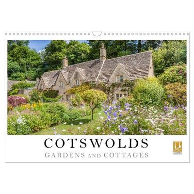 Cotswolds Gardens and Cottages (Wall Calendar 2027 DIN A3 landscape), CALVENDO 12 Month Wall Calendar