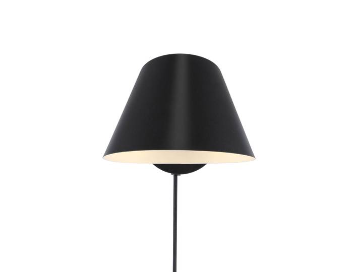 DFTP by Nordlux Designer Wandleuchte Stay Short, schwarz, für Schlafzimmer, Metall, Design