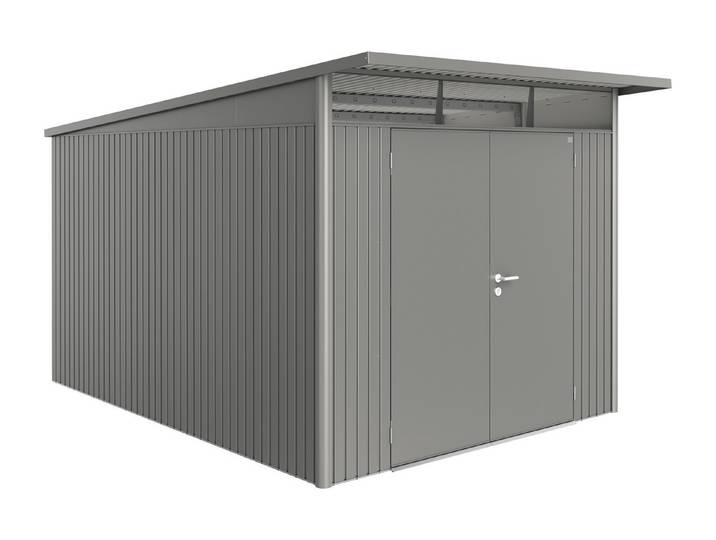 Biohort Gerätehaus AvantGarde A8 Doppeltüre Quarzgrau