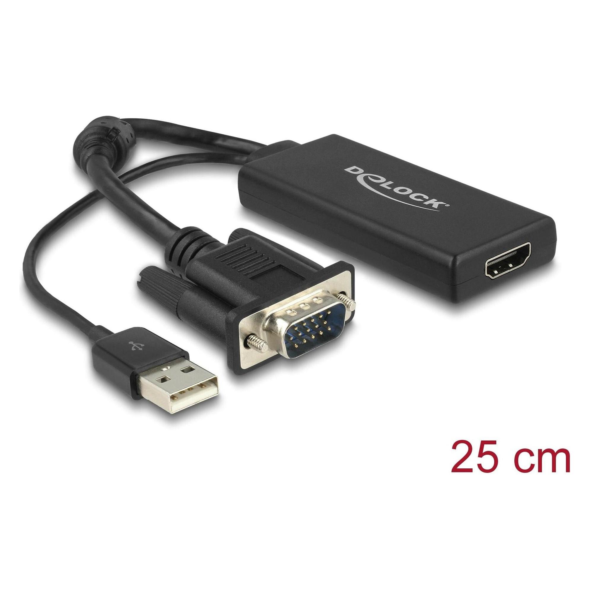 Delock VGA auf (VGA, HDMI) (62668)