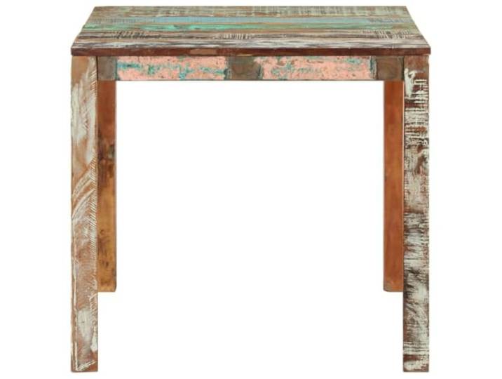 GPUTYGHN Esstisch 82x80x76 cm Altholz Massiv Handgefertigt, wiederverwertetes Holz, rustikaler Charme, für Esszimmer und Küche