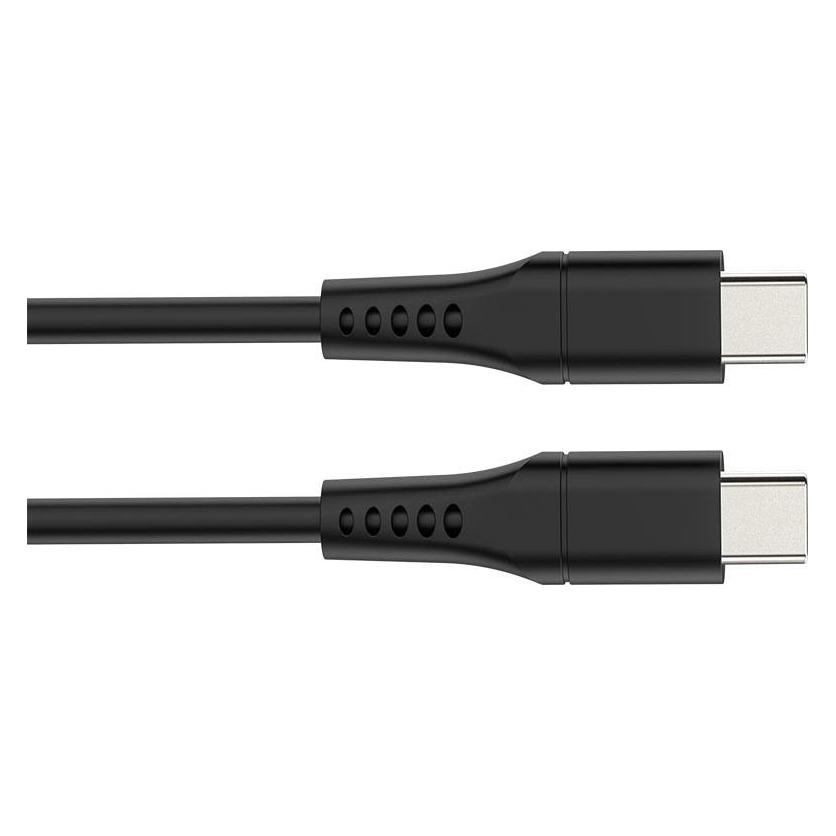HQ Power USB cable - USB 2.0 C to C 60W, 480Mbps,nickel plated, TPE cable - 1 meter (1 m, USB 2.0, 60 W) (HQMUSB200)