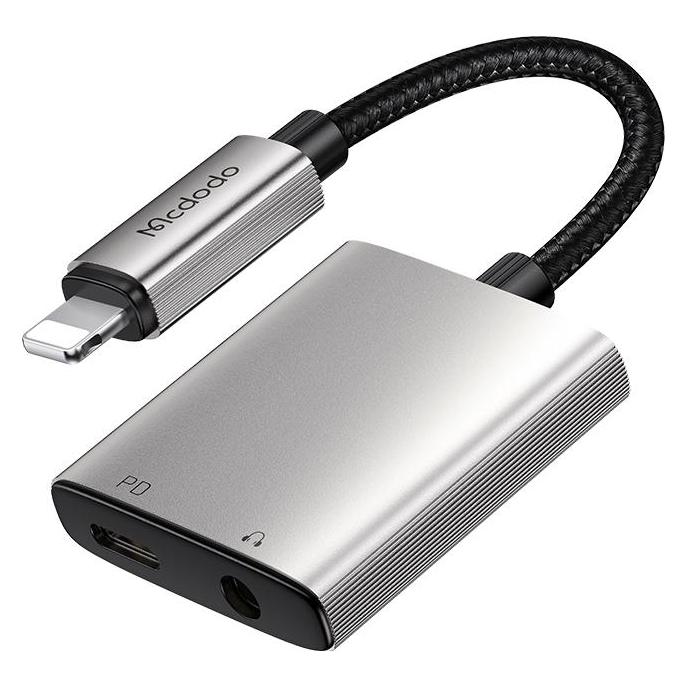 Mcdodo 2in1 Audio Adapter CA-5540 2in1 Lightning to Lightning DC 3.5mm (CA-5540)