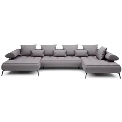 Wohnlandschaft Seledo Stoff Silver