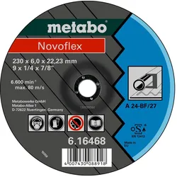 Metabo Novoflex Stahl Schruppscheibe, gekröpfte Ausführung - 616465000