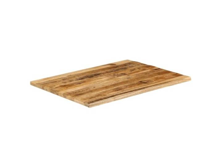 GFDWPUY Tischplatte 90x80x3,8 cm Massivholz Baumkante Rustikale Naturkante, Tropisches Hartholz, Vielseitig Kombinierbar, Leicht Zu Reinigen