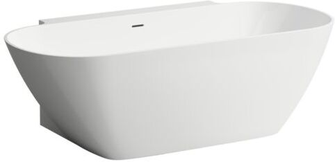 Laufen Lua Badewanne H2200870000001 170x85,5cm, wandangebunden, Marbond, ohne Armaturenlöcher