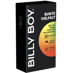 Bunte Vielfalt, 20 gemischte Kondome mit Farben und Texturen (20 Kondome) 20 St