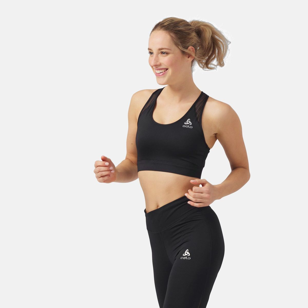 Odlo The Essential Mesh Running Bra black (15000) XS 313791-15000-XS