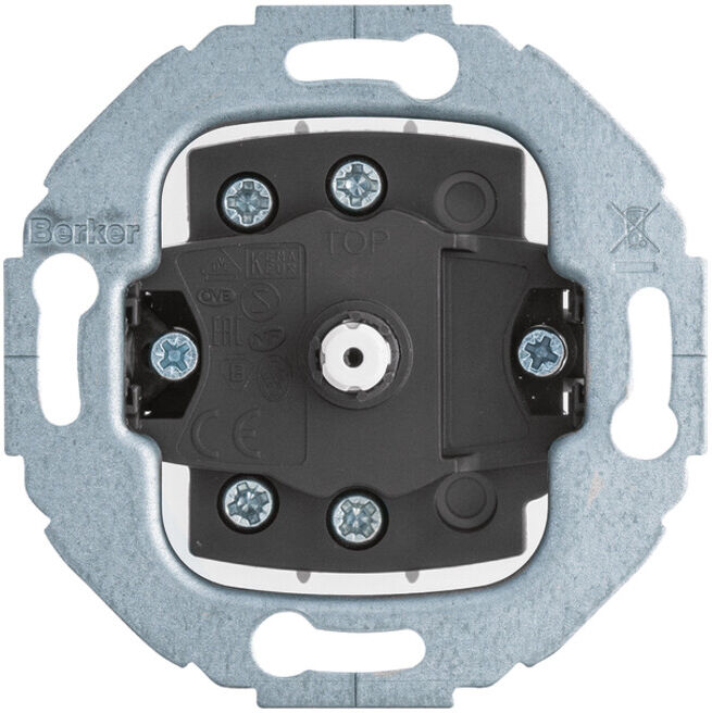 Berker Interrupteur rotatif, croix 1930/verre/R.classic 387703 (387703)