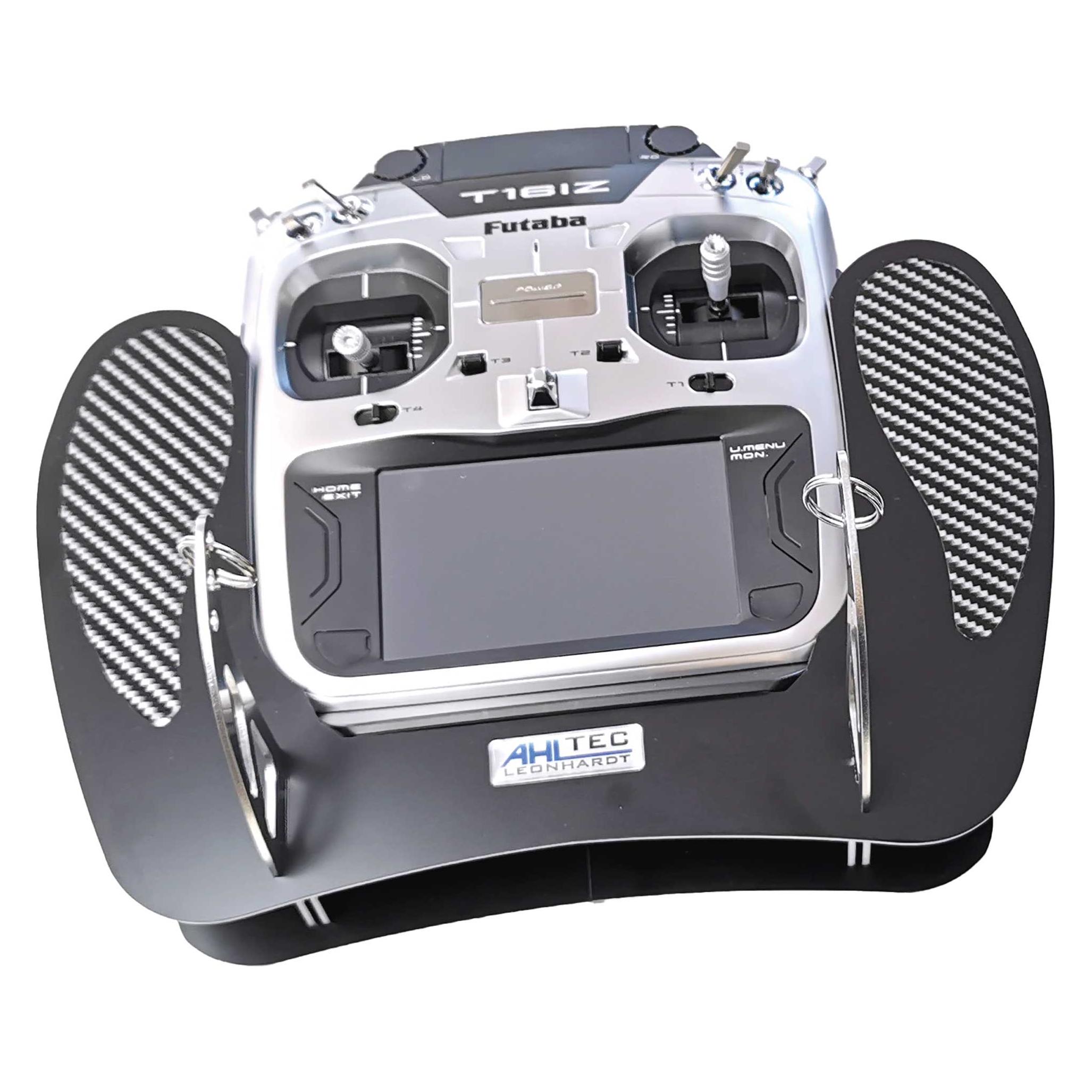 AHLtec Senderpult Futaba T16IT Black mit Standard Senderpultbügel, ohne Handauflagen (SPT16IZB)