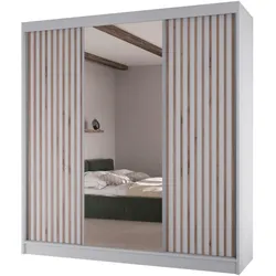 SCHWEBETÜRENSCHRANK Lico II 200/61/215 weiß